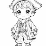 hình tô màu chibi