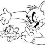hình tô màu Tom và Jerry siêu đẹp