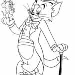 tranh tô màu Tom và Jerry cực cho bé