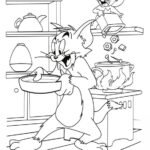 tranh tô màu Tom và Jerry cực dễ thương