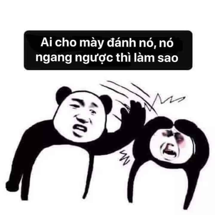 Biểu cảm hài hước trong meme đánh nhau hoạt hình